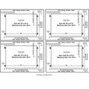 Keystone Amish Co. 5 Foot York Recycled Plastic Swing Bed, Blue