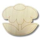 Unfinished Wood Etched Flower Shape | Paint By Line Crafts | up to 30" DIY