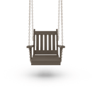 Keystone Amish Co. Franklin Swing Chair, Grey Stain