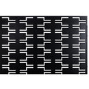Outdoor & Indoor Privacy Screen Metal Privacy Screen 76' H×48' W, Freestanding Decorative Privacy Screen for Deck Balcony Patio, Privacy Fence Panels for Outside Lawn Garden PS112 BLACK