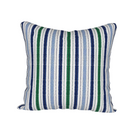 Blue Green Stripe – Luxury Outdoor Pillow by SmithHönig