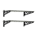 1.5' x 6' Wall Shelf (with Hooks)