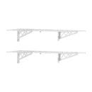 1.5' x 8' Wall Shelf (with Hooks)