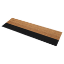 Black Belt Natural & Black Coir Doormat