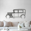 1931 Model A Detailed Metal Car Wall Art - MT0015