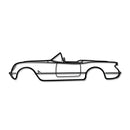 1954 Corvette Metal Car Wall Art - NC0032