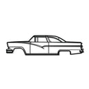 1956 Crown Victoria Metal Car Wall Art - NC0042
