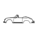 356 A 1600 Super 1959 Metal Car Wall Art - MT0832