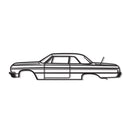 1964 Impala SS Metal Car Wall Art - NC0069