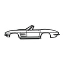 1964 Corvette Convertible Metal Car Wall Art - NC0068