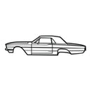 1966 Thunderbird Metal Car Wall Art - MT0091
