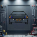1967 Shelby GT500 Front View Metal Neon Car Wall Art - MTN0161