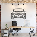 1967 Giulia Front View Metal Car Wall Art - MT0092