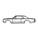 1967 Chevelle Metal Car Wall Art - NC0094