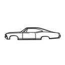 1967 Impala Super Sport Metal Car Wall Art - NC0098