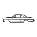 1967 Nova Metal Car Wall Art - MT0102