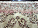Karastan Rug 8.8 x 12, Pastel Ivory Kirman Rug
