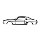 1969 Camaro SS Metal Car Wall Art - MT0117