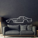 1969 Corvette Metal Car Wall Art - MT0119