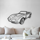 1970 Corvette LT1 Perspective Metal Car Wall Art - MT1253