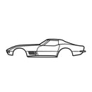 1970 Corvette ZR-1 Metal Car Wall Art - NC0131