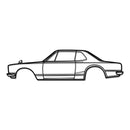1971 Skyline 2000GT-R Metal Car Wall Art - NC0143