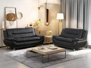 Leather Couches For Living Room Black Sofa And Loveseat Set