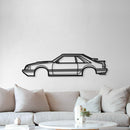 1986 Mustang SVO Metal Car Wall Art - MT0207