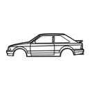 1988 Escort XR3I  Metal Car Wall Art - NC0215