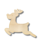 Unfinished Wood Etched Reindeer Shape | Paint By Line Crafts | up to 30" DIY