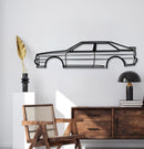 1990 Quattro Metal Car Wall Art - MT0230