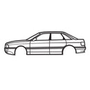 1990 TYP 89 B3 Metal Car Wall Art - NC0233