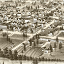 Vintage Map of Cheney, Washington 1884