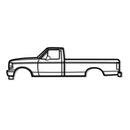 1993 F-150 9th Gen Metal Car Wall Art - NC0243