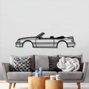 1993 Mustang GT Convertible Metal Car Wall Art - MT0245