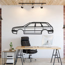 1994 80 Avant Quattro Metal Car Wall Art - MT0250