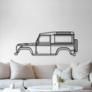 1997 Defender 90 Metal Car Wall Art - MT0262