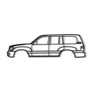 1998 Land Cruiser 6th Gen (J100) Metal Car Wall Art - NC0268