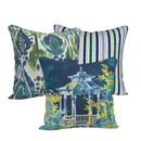 Blue Pavilion – Luxury Outdoor Pillow by SmithHönig