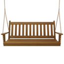 Keystone Amish Co. 6 Foot Franklin Porch Swing, Mushroom Stain