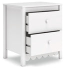 Hallityn - Two Drawer Night Stand - White