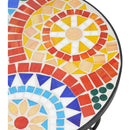 Outdoor Side Table,Colorful+Black