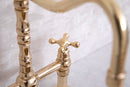 Elegant Vintage Brass Bridge Faucet