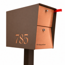 UpTown Box Locking Package Dropbox  in COCONUT - Modern Mailbox