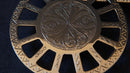 Engraved Brass Square Bathroom Floor Drain