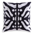 Handmade 16x16 Velvet Pillow – Black & white Symmetry Pattern