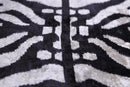 Handmade 16x16 Velvet Pillow – Black & white Symmetry Pattern