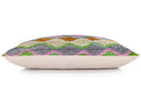 Colorful Wave Silk Velvet Pillow 16x24 – Handcrafted in California