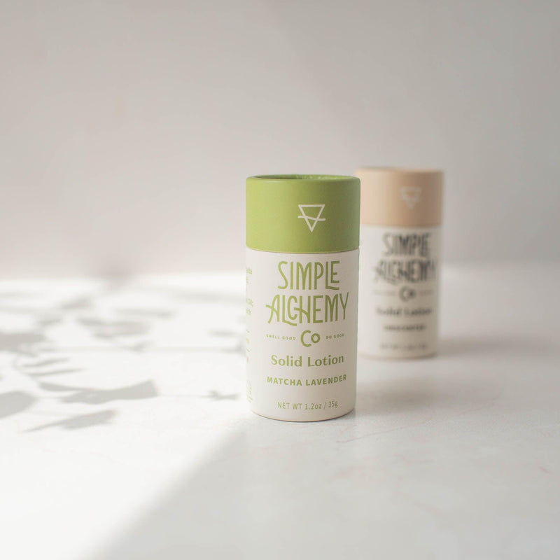 Solid Lotion | Matcha Lavender