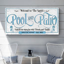 Personalized Pool & Patio Sign